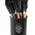 Набор кухонных принадлежностей Kelli KL-01120 черный